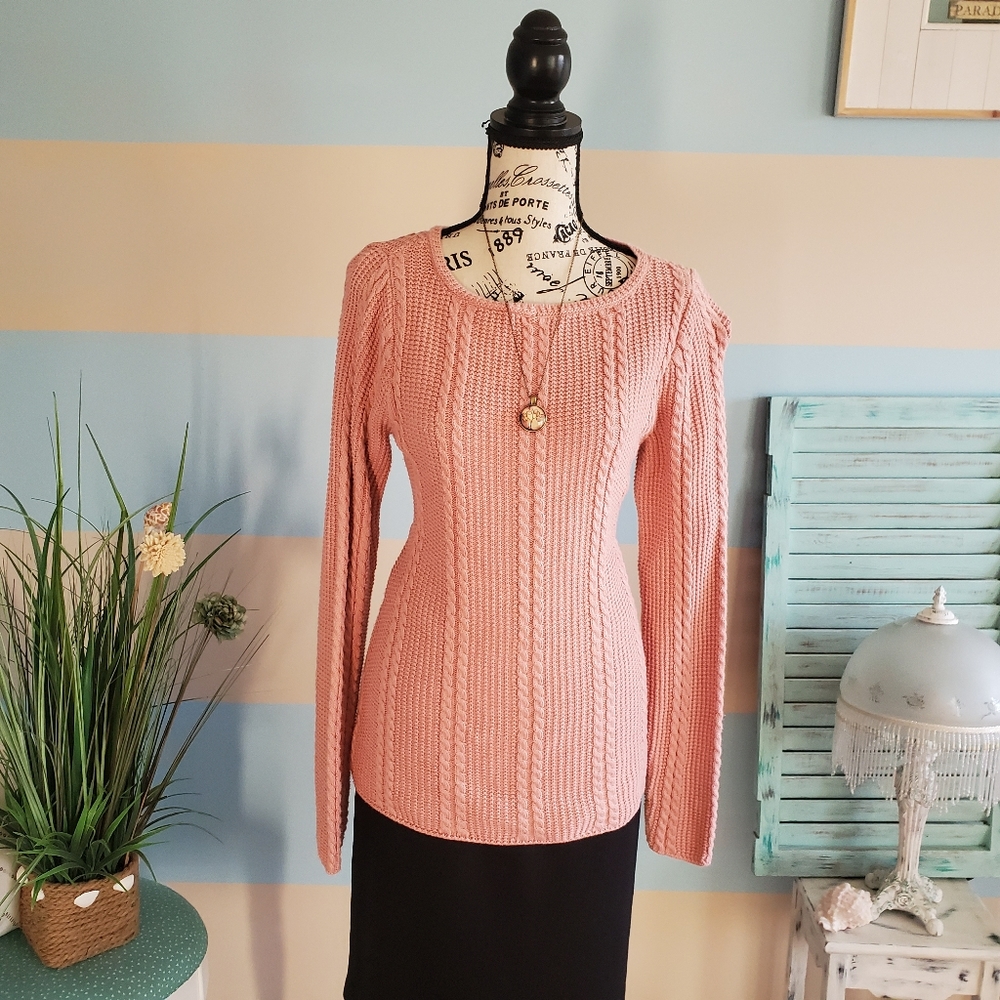 🔥SALE🔥NEW Jeanne Pierre Cable Knit Sweater